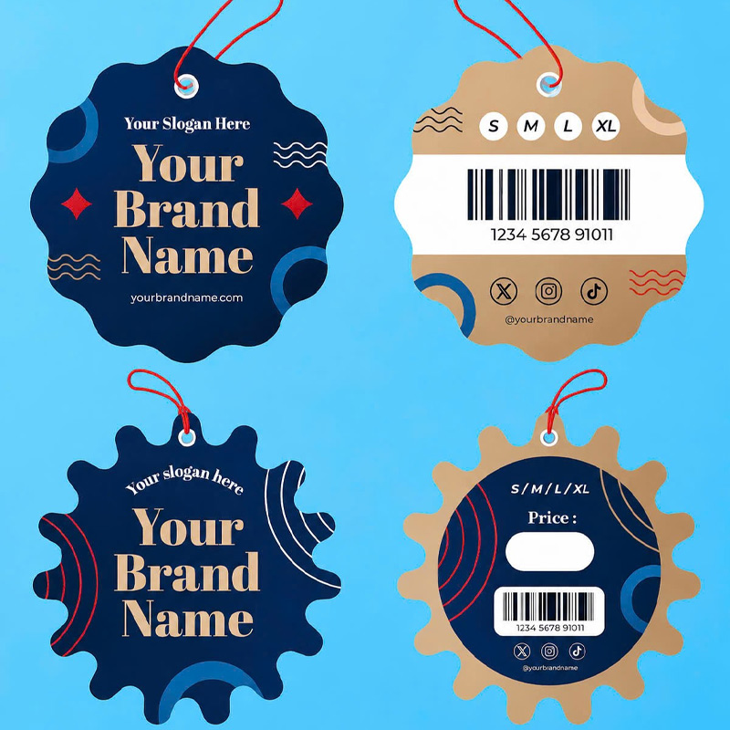 Thẻ treo hình dạng đặc biệt (Die-cut Hangtags)